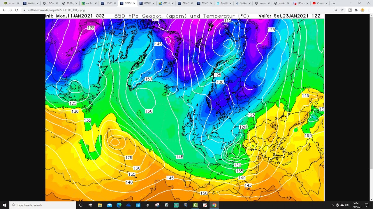Ten Day Forecast: Freezing Cold And Snowy Next Week? (11-01-21) - YouTube