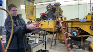 Apple Explodes By Centrifugal Force Using Only Compressed Air