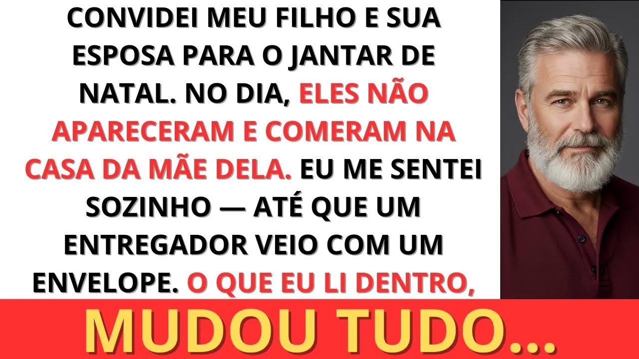 Convidei Meu Filho E A Esposa Pro Natal, Mas Eles Me Largaram E Foram Pra Casa Dos Sogros. Então Eu…