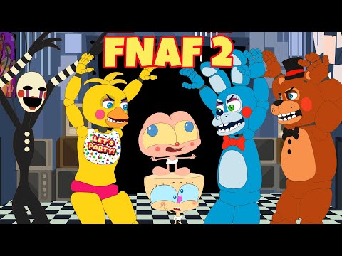 Mongo e Drongo em FNAF 2 - NOITE 4 - Five Nights at Freddy's 2 - desenho  animado 