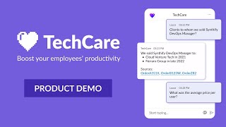 TechCare - Your employees' plus one - MS Teams Full Demo screenshot 3