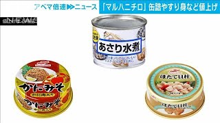 マルハニチロの缶詰やすり身商品が今年2回目の値上げへ(2022年6月21日)