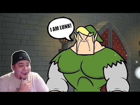 Link on STEROIDS!! (Adventures of Lunk FULL REACTION)