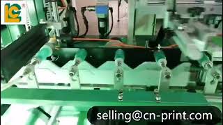 2 colors full automatic UV screen printer