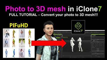 PIFuHD - Photo to 3D Mesh in iClone