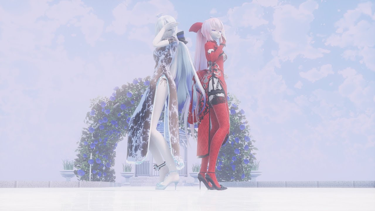 【TDA・MMD】『来世デ逢イマショウ』【1440p-60fps or WQHD】Haku＆Luka
