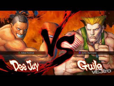 Super Street Fighter IV (4) - Dee Jay vs Guile Match (HD 720p)