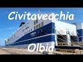 Civitavecchia to Olbia ferry trip on MS Athara