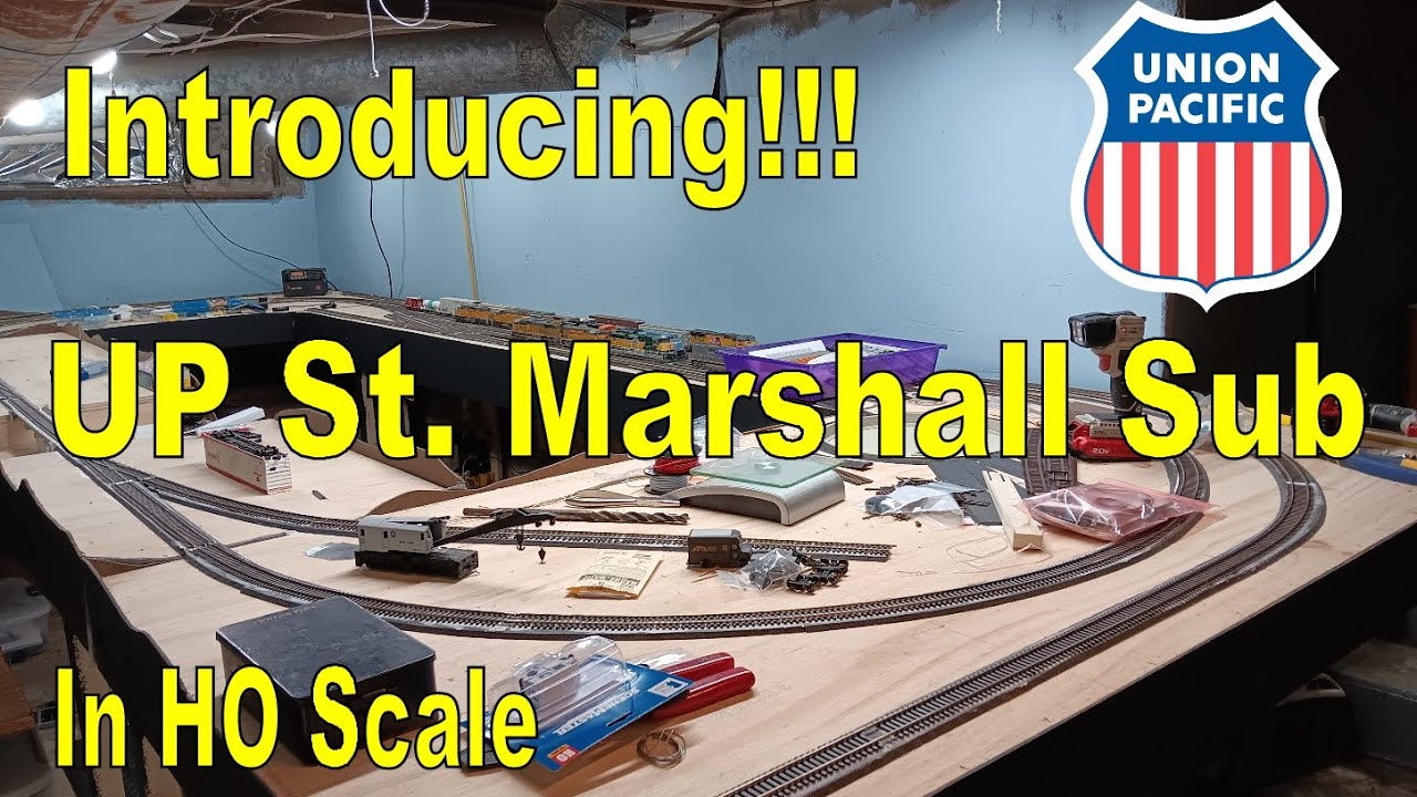UP St. Marshall Subdivision in HO Scale Part 1 - Introduction to my new layout