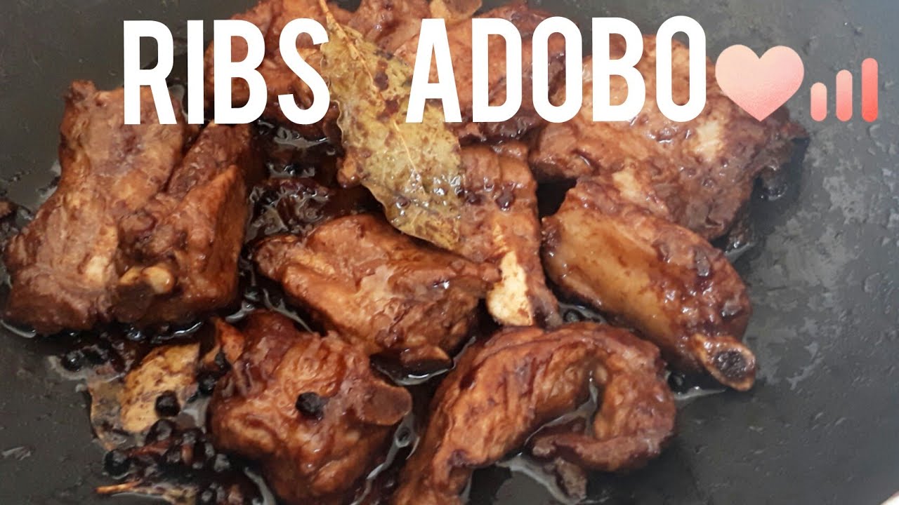 How to cook Pork Ribs Adobo Simpleng paraan sa pagluluto YouTube
