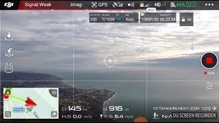 DJI Phantom 4 high altitude performance test with strong wind