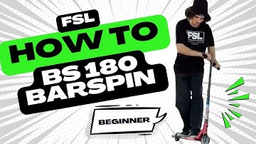How to Do a 180 Barspin on a Scooter! (Beginner Tutorial)