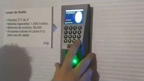 ZKteco F18 &  exit reader FR1200