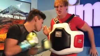 Ryan Garcia Body Punches Logan Paul +More Training Footage