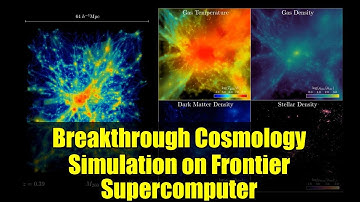 Breakthrough Cosmology Simulation on Frontier Supercomputer | Largest Universe Model Ever!