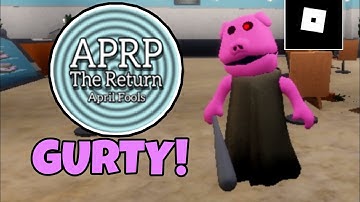 How to get "APRIL FOOLS" BADGE + GURTY MORPH/SKIN IN ACCURATE PIGGY RP THE RETURN - ROBLOX