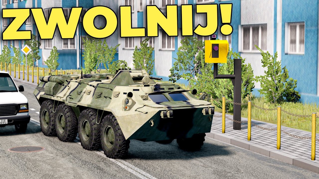 CIEŻKIE POJAZDY W POLSKIM MIEŚCIE - Hogaty w BEAMNG.DRIVE 