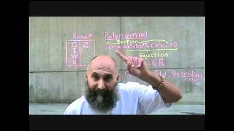 420math: Understanding Polynomials and Defining Terms, Part 1 of 3 (Language of Mathematics #89)