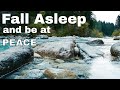 One Hour Sleep Aid. Meditate and Fall Asleep Fast. Soothing Meditative Music, River Water Backdrop