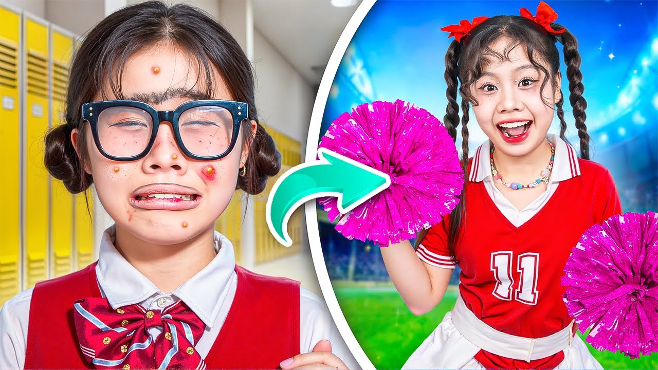 Transformation Extrême D'intello À Pom-pom Girl