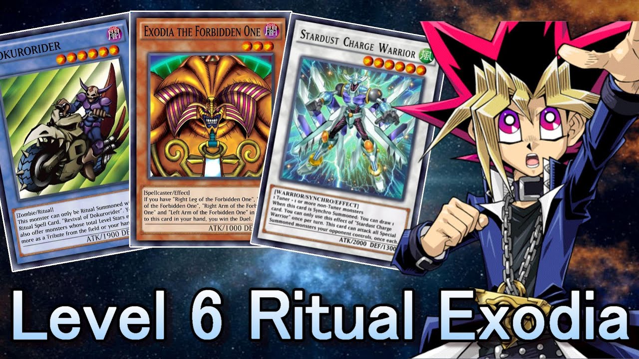 [Yu-Gi-Oh! Duel Links] 4+1-Card Exodia OTK (Level 6 Ritual Monster ...