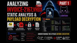 Reverse Engineering Invoice-2167.vhdx | DLL Sideloading & Payload Decryption Part 1