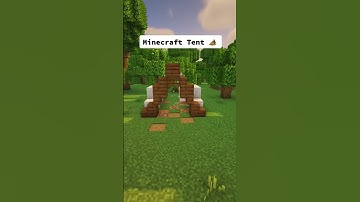 Amazing Minecraft Tent Build Hack | Easy & Fun Tutorial!! ⛺