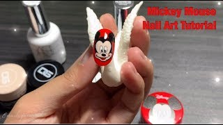 Mickey Mouse Nail Art Tutorial