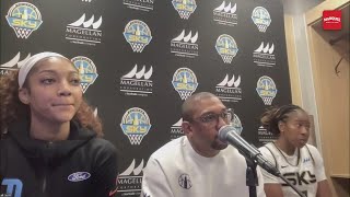 Chicago Sky postgame interviews: Angel Reese, Ariel Atkins, Tyler Marsh l Marquee Sports Network