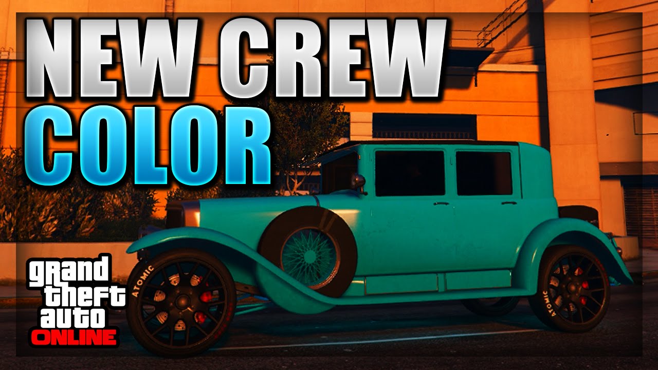 Gta 5 Online New Rare Modded Crew Color 47 "intoxicated Purple