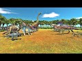 Herbivore Dinosaurs VS Carnivore Dinosaurs | Epic Dinosaurs Battle | Animal Revolt Battle Simulator