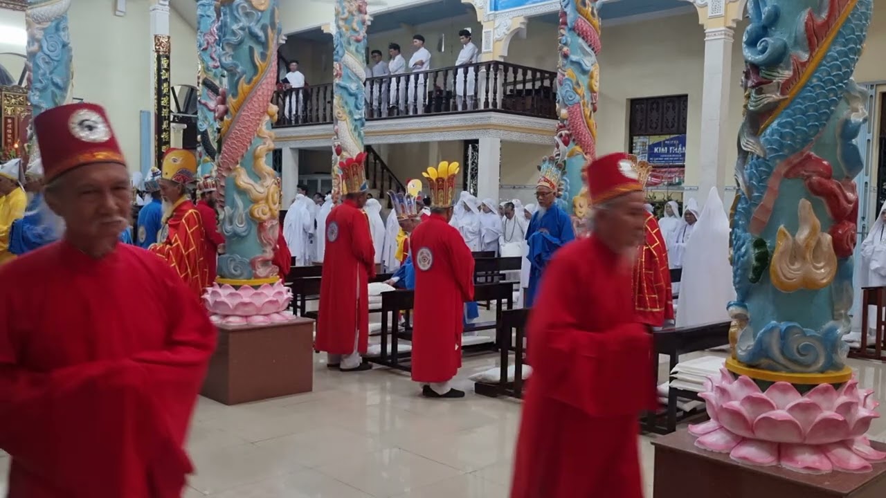 Lễ Đại Đàn Tý Thời Tại Tòa Thánh BCĐ Bến Tre 25 - 10 -  Ất Tỵ - Dưới Chân Thầy 