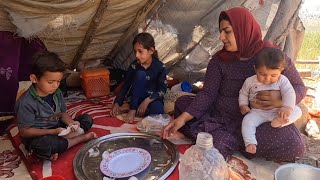 The poverty of nomadic women in the cruel nature