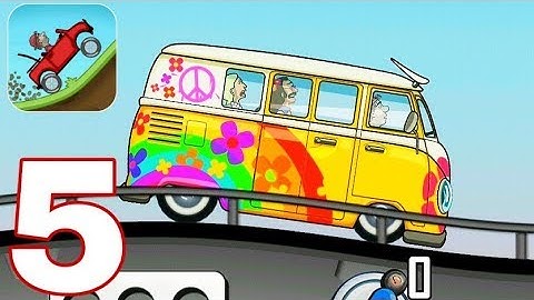 Hill Climb Racing | Hippie Van | GamePlay Walkthrough PART 5 (iOS, Android)