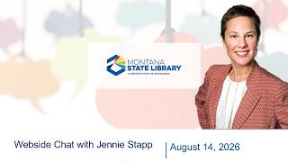 August 14, 2026 - Webside Chat with Jennie Stapp