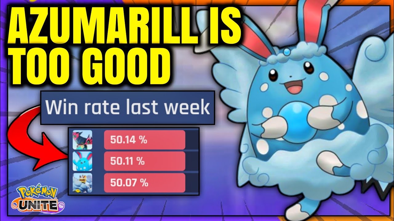 AZUMARILL IS STILL TOO GOOD | SOLOQ | POKEMON UNITE | GAMEPLAY | # ...