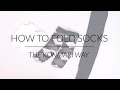 How to Fold Socks & Stockings | KonMari Method by Marie Kondo