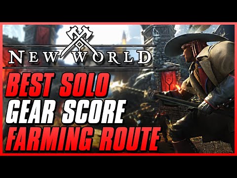 HOW TO FARM GEAR SCORE AS A SOLO PLAYER | New World MMO | Endgame Guide | Chest Route