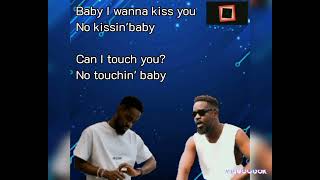 Patoranking Ft. Sarkodie No kissing baby (lyrics video)