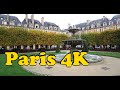 Walk around Paris France 4K. The Marais.