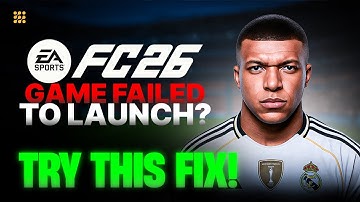 Fix EA FC 26 Game Launch Issue | “An Error On Our End” Explained & Solved
