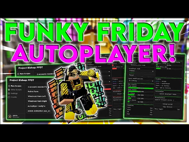 🦔UPDATED] Funky Friday Script / GUI Hack, Auto Player + Infinite Points
