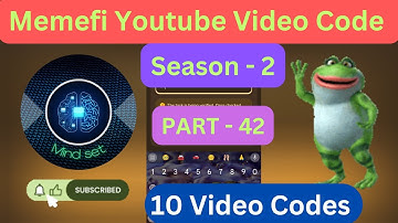 Memefi Youtube Video Code Today | Memefi Video Code Today | Part - 42 @MemeGirls99 @MemeFiClub