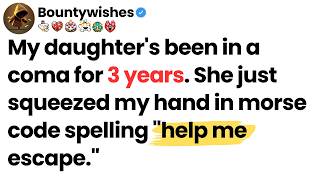 My daughter's been in a coma for 3 years. She said in morse code "help me escape."