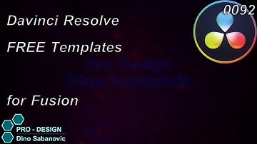 0092 Davinci Resolve FREE Templates for Fusion Abstract Intro 007
