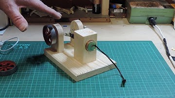 Solenoid Motor Built From Spare Parts & Scrap!