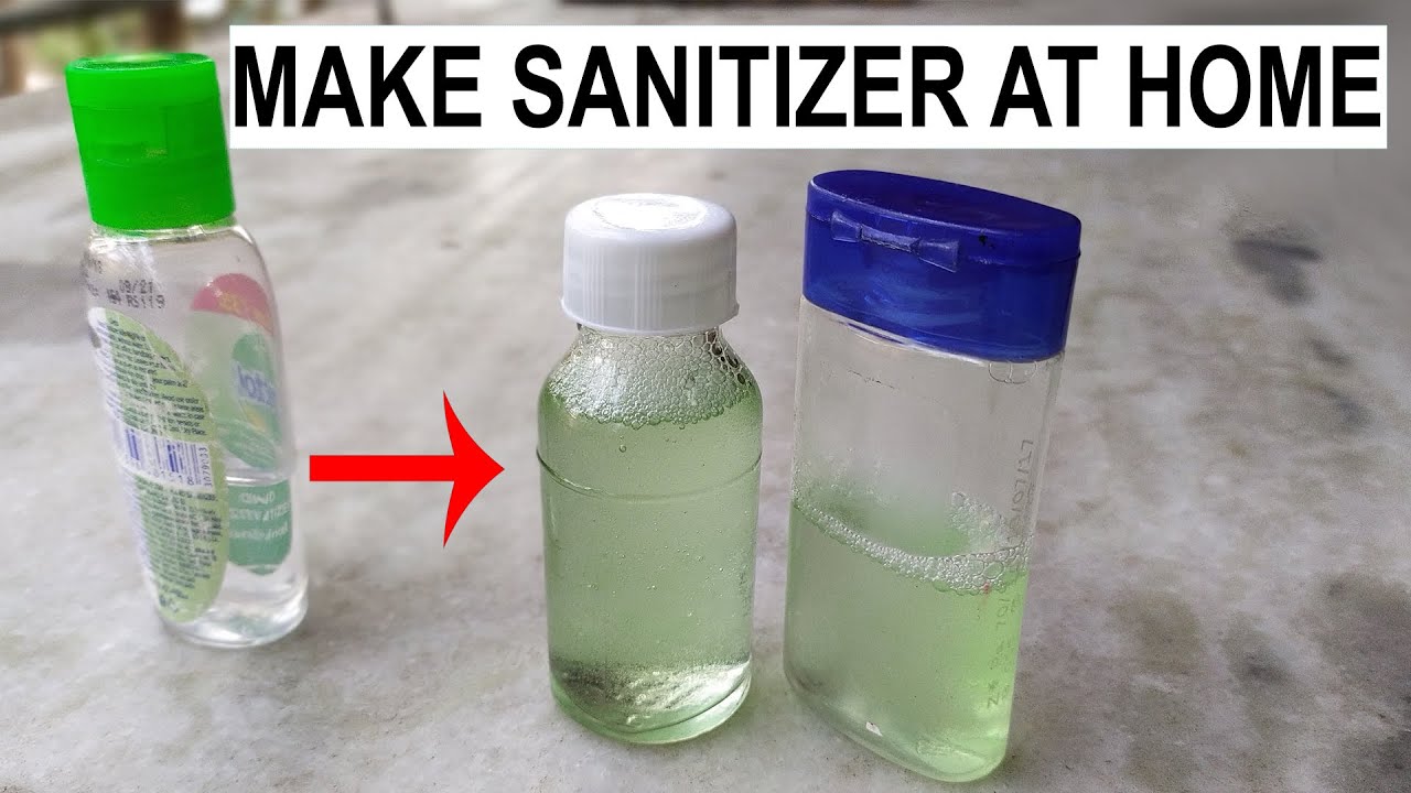 In Hindi - Homemade Hand Sanitizer 