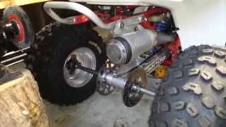 Honda atc 200x white plastic
