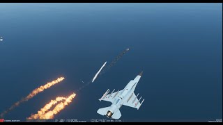 DCS: from BVR to gun kill in 1 minute