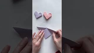 最简单的爱心折纸方法,Origami Heart ❤️#origami #origamiheart  papercraft #paperheart #折纸 #爱心折纸